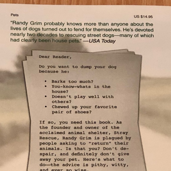 DON’T DUMP THE DOG book by Randy Grim with Melinda Roth. - Picture 5 of 5
